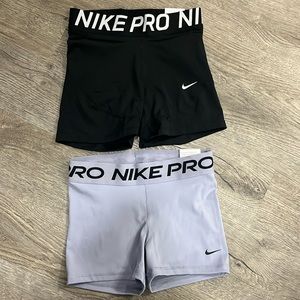Nike pro shorts (purple)